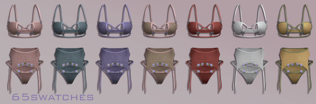 Галерея мода Сет нижнего белья Hypnotic CC Collection #6